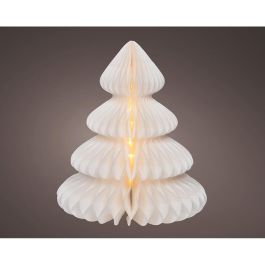 Lumineo Árbol de Papel Blanco, 40 LEDs Luz Cálida Fija, para Interior, Funciona con Pilas, ø42 x 48 cm Precio: 22.49999961. SKU: B14SZ3XPJK