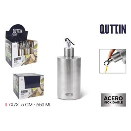Aceitera de acero inoxidable 550 ml con tapón Quttin (12 Unidades) Precio: 82.94999999. SKU: B1DKZ92Q9X