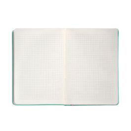 Cuaderno Con Gomilla Antartik Notes Tapa Dura A4 Hojas Cuadricula Rosa Y Turquesa 100 Hojas 80 gr Fsc