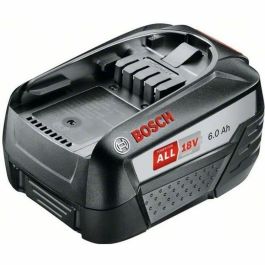 Bosch Batería de Iones de Litio (Li-ion) 18V 6.0Ah para Sistema Power4All. Alta autonomía, sin efecto memoria ni autodescarga, mayor vida útil.