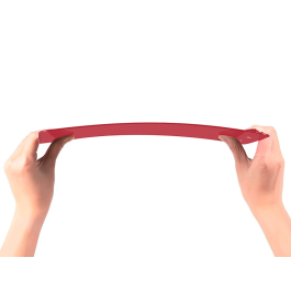 Q-connect Portanotas Din A4 Rojo Plástico 50% Reciclado Grosor 2,1 mm