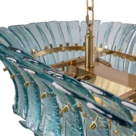 Lámpara Techo Verde Cristal Iluminación 118 X 50 X 40 cm