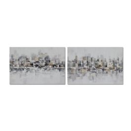 Cuadro DKD Home Decor 120 x 2,8 x 80 cm Abstracto Loft (2 Unidades) Precio: 64.58999965. SKU: S3039062