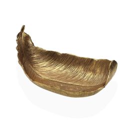 Centro de Mesa Hoja Dorada Versa 17x14 cm - Resina (2 Unidades) Centro de Mesa Hoja Dorada Versa 17x14 cm - Resina (2 Unidades)