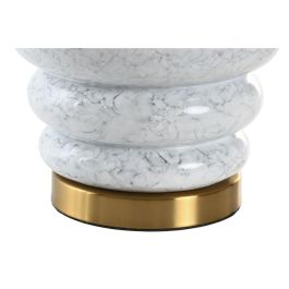 Lampara Sobremesa Glam DKD Home Decor Blanco Dorado 43 x 72 x 43 cm Lampara Sobremesa Glam DKD Home Decor Blanco Dorado 43 x 72 x 43 cm