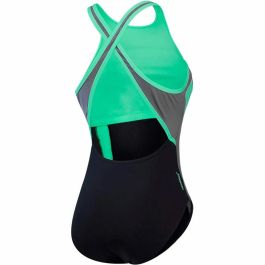 Bañador Mujer Speedo High Neck Splice Cross Verde 5 m