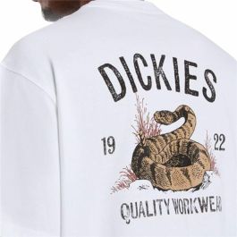 Camiseta de Manga Corta Hombre Dickies Dickies Snake Ss Tee Blanco 58