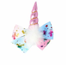 Inca Pinza Cocodrilo para el Cabello Niños, con Diseño Unicornio, Lazo, Pompom y Cuerno en Tonos Oro y Fucsia - 1 Unidad Precio: 4.58999948. SKU: B14GX2DRJS