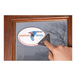 Wolfcraft Rascador de Plástico 61 mm para Limpieza de Superficies Lisas, Cuchilla Acero Inoxidable