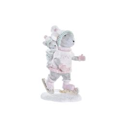 DKD Home Decor Figura Navideña Decorativa de Fantasía, Ratón de Resina en Tonos Rosa, Gris y Blanco, Medidas 5x11x7 cm Precio: 3.63. SKU: B154P8NVR8