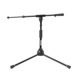 Soporte De Micrófono Compacto De Perfil Bajo Con Base Trípode Y Altur Regulable