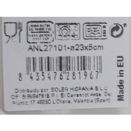 La Mediterranea Bol Ø23 cm Nordic Ivory Brillo (6 Unidades)