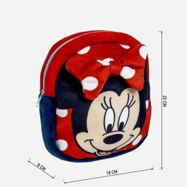 Mochila guarderia de peluche minnie 18.0 x 22.0 x 8.0 cm