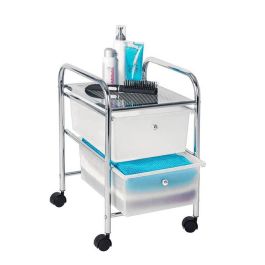 Confortime Cajonera de Metal con 2 Cajones de Plástico (2 Unidades)