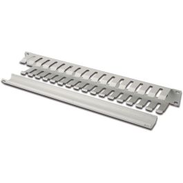 Digitus Panel para Cableado 1HE con Aberturas Extraíbles Gris