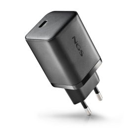 NGS BUD65W-C Cargador de Pared GaN 65W con USB-C y Cable Tipo-C a Tipo-C de 1.5m para Smartphones y Portátiles