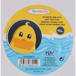 Formybaby Bañera Infantil Transparente Duck 43 Litros - 90 cm Largo x 54 cm Ancho x 27 cm Alto (6 Unidades) Formybaby Bañera Infantil Transparente Duck 43 Litros - 90 cm Largo x 54 cm Ancho x 27 cm Alto (6 Unidades)