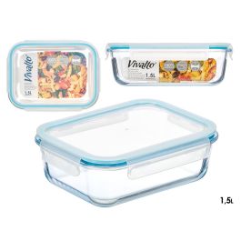 Vivalto Fiambrera Borosilicato Hermética 1500 ml 22x17 cm (Set de 8) Precio: 28.49999999. SKU: B1JLMMQLJQ