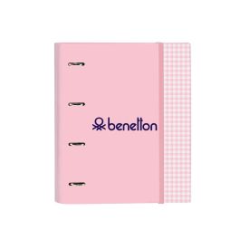 Carpeta de anillas Benetton Vichy A4 Rosa (27 x 32 x 3.5 cm) Precio: 7.99000026. SKU: S4306333