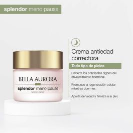 Bella Aurora SPLENDOR Menopause Noche, Crema Antiedad Noche 50 ml – Regeneración, Firmeza y Luminosidad para Piel Madura