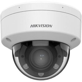 Hikvision Cámara IP Dome 4MP, Lente 2.8mm, ColorVu, WDR, IR/Luz Híbrida 30m, Detección Movimiento 2.0, Audio, Alarma, IP67 IK08 PoE