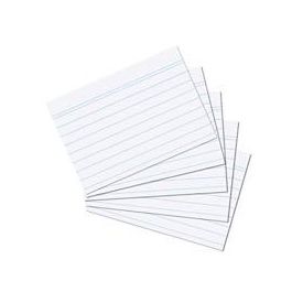 Herlitz Fichas rayadas A5 blancas Paquete de 100