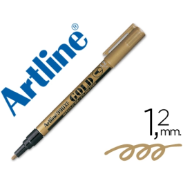 Artline EK-990 Marcador Permanente Punta Metálica Oro Punta Redonda 1.2 mm Precio: 32.49999984. SKU: B1JCVWT7LT