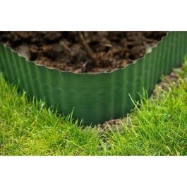 Borde de césped de polietileno verde H15 cm * 9 metros Borde de césped de polietileno verde H15 cm * 9 metros