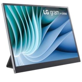 LG 16MR70 Monitor Portátil 16" WQXGA IPS DCI-P3 99% para portátil/móvil USB-C, 670g, Giro automático Negro/Plata LG 16MR70 Monitor Portátil 16" WQXGA IPS DCI-P3 99% para portátil/móvil USB-C, 670g, Giro automático Negro/Plata