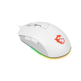 MSI CLUTCH GM11 WHITE ratón Ambidextro USB tipo A Óptico 5000 DPI MSI CLUTCH GM11 WHITE ratón Ambidextro USB tipo A Óptico 5000 DPI