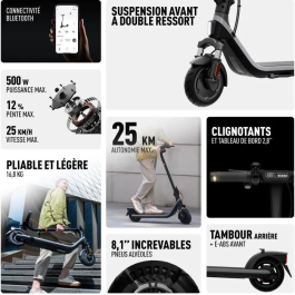 Patinete Eléctrico Segway E2 Plus II Negro 500 W
