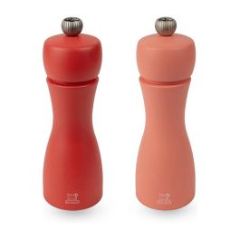 PEUGEOT Tahiti Juego de Salero y Pimentero Ajustable, 2 Piezas de 15 cm, Rojo Coral, Haya y Acero Inoxidable, Hecho en Francia Precio: 56.0714. SKU: B1HL3QDTKF