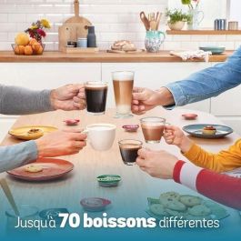 Cafetera + packs 3 T-disc - BOSCH - TASSIMO FINESSE TAS163E - 1400 W - 0,7 L - Multibebidas - IntensityBoost - Negra Cafetera + packs 3 T-disc - BOSCH - TASSIMO FINESSE TAS163E - 1400 W - 0,7 L - Multibebidas - IntensityBoost - Negra