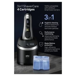 Braun BRA1710895498711 Cartucho de limpieza Recambios CCR4 Clean & Renew Para estación SmartCare - Paquete de 4