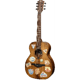 LAG Guitarra Acústica Escapade Globe Trotter Electro Lag Travel Natural Satinado