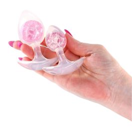 Plug Anal NS Novelties Glams Rosa 2 Piezas (7 cm) (8 cm)