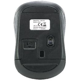 Equip Ratón Óptico Inalámbrico RF Mini 1600 DPI Ambidextro Gris 2 Botones con Rueda y Nano Receptor USB