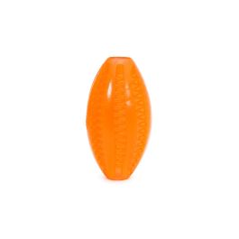 Gloria Pelota Dental Rugby TPR 9 cm para Perro Juguete Mordedor Limpieza