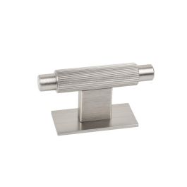 Pomo Aluminio Modelo Arpa Plate Con Placa Acabados Disponibles Efecto Inox, Negro Cepillado Y Laton Cepillado Acabado Efecto Inox Dist. Agujero 70X25 Viefe Precio: 10.95000027. SKU: B1CMHNYKWL