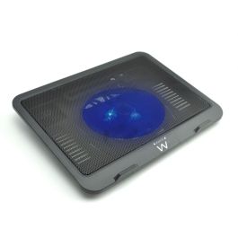 Ewent EW1250 Almohadilla fría para Portátiles de hasta 16 pulgadas (40,6 cm), 1 Ventilador, 1000 RPM, Conexión USB, Negra Precio: 9.5000004. SKU: B1HSLF2Y39