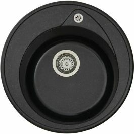 Stradour RONDA Fregadero de un cuenco en SMC Negro Paillette - 06, Ø 49 cm, Vaciado Manual Precio: 111.4999996. SKU: B1EFQWCG9G