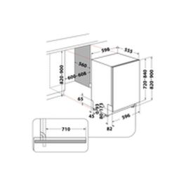 Lavavajillas Whirlpool Corporation W8IHP42LSC Negro 60 cm