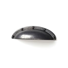 Rei Tiradores tipo concha, 4 unid., zamak plata vieja, 92x25x20mm, entrepuntos 64mm, mod. 2004