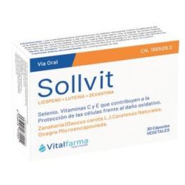 Sollvit Vitamina C y Antioxidantes, Protección Celular y Colágeno, 30 Cápsulas Precio: 16.5899998. SKU: B1HEKXYKN2