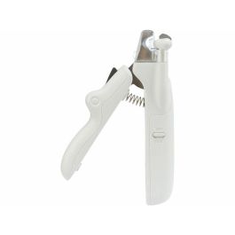 Cortaúñas con LED para Mascotas Trixie Acero Inoxidable Plástico 15 cm Blanco