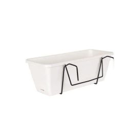 Kit de jardinera ARTEVASI Venezia con reserva de agua - 10 L - 49 x 19,5 x 16,6 cm - Blanco Kit de jardinera ARTEVASI Venezia con reserva de agua - 10 L - 49 x 19,5 x 16,6 cm - Blanco