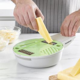 Rallador-Cortador Multifunción 6 en 1 con Accesorios y Recetas Gradder InnovaGoods Rallador-Cortador Multifunción 6 en 1 con Accesorios y Recetas Gradder InnovaGoods