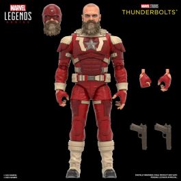 HASBRO Yelena Belova & Red Guardian Thunderbolts Marvel Legends Figura Articulada 15cm con Accesorios