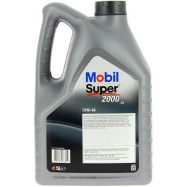 Mobil Super 2000 Aceite de Motor Semisintético 10W40 para Turismos de Gasolina 5L