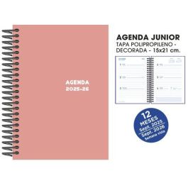 Agenda Escolar (2025-26) Senfort Junior Espiral Tapa Pvc 150X210 S/V Rosa Precio: 7.95000008. SKU: B128ZFLGW9